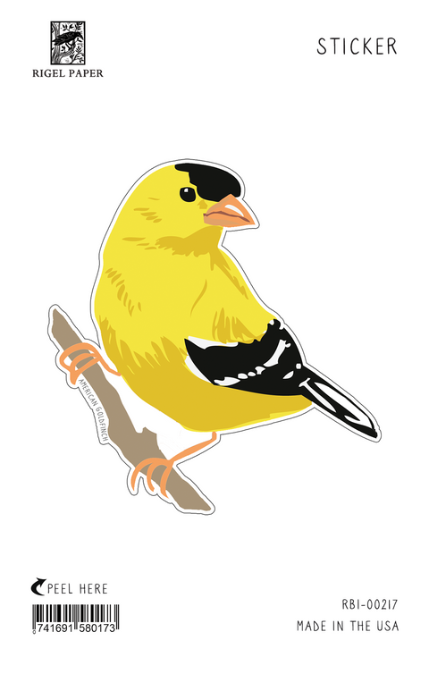 RBI-217 Sticker: Goldfinch
