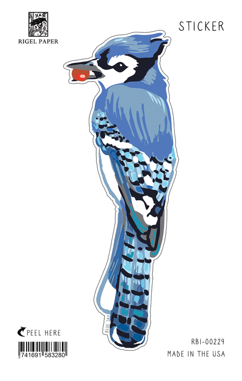RBI-229 Sticker: Blue Jay