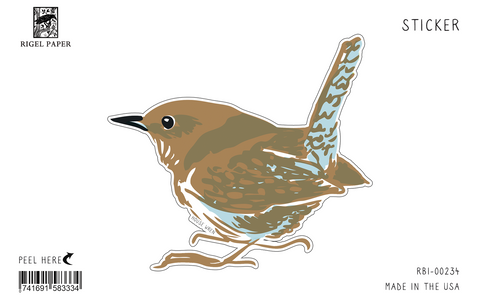 RBI-234 Sticker: House Wren