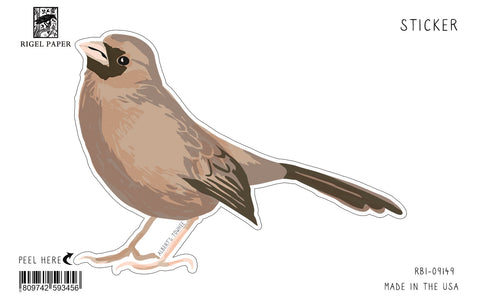 RBI-9149 Sticker: Abert's Towhee