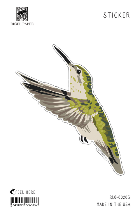 RLO-203 Sticker: Hummingbird