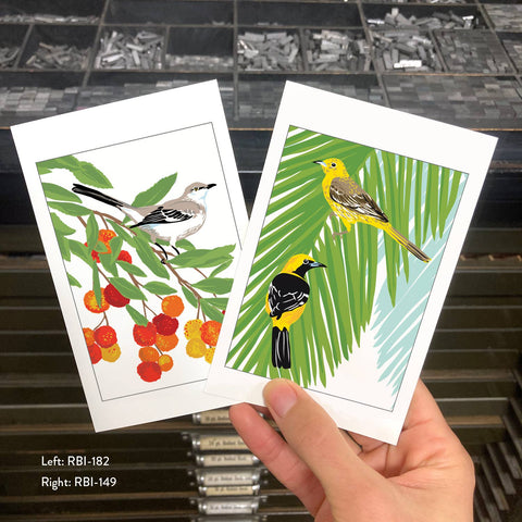 RBI-149 Hooded Orioles & Palm Tree