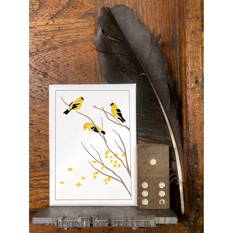 RBI-19 Goldfinches & Branches