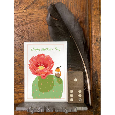 RMD-54 Hummingbird & Cactus - Mother's Day