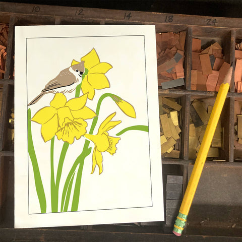 RBI-57 Daffodil & Titmouse