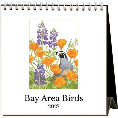 Bay Area Birds 2027 Easel Desk Calendar - 6 qty