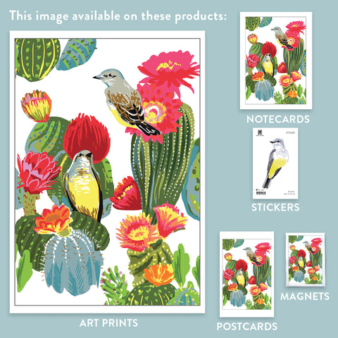 RBI-140 Kingbirds & Cacti