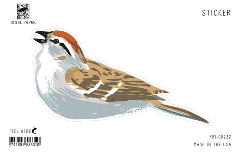 RBI-232 Sticker: Chipping Sparrow