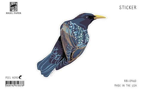 RBI-9160 Sticker: European Starling