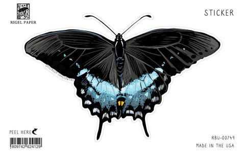 RBU-749 Sticker: Spicebush Swallowtail Butterfly