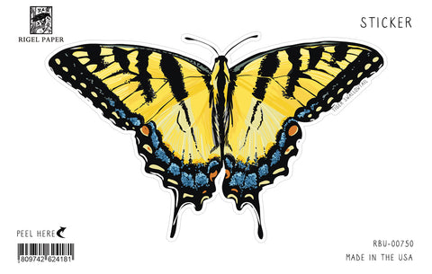 RBU-750 Sticker: Tiger Swallowtail Butterfly