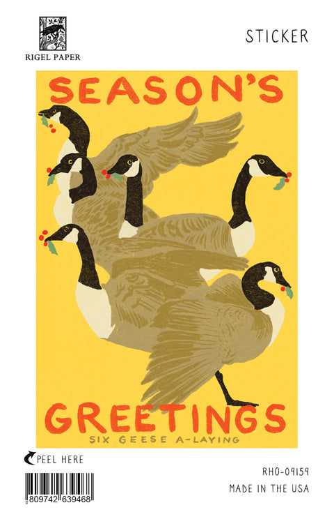RHO-9159 Six Geese a-Laying