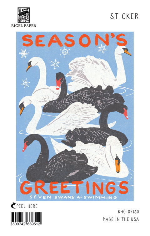 RHO-9160 Seven Swans a-Swimming
