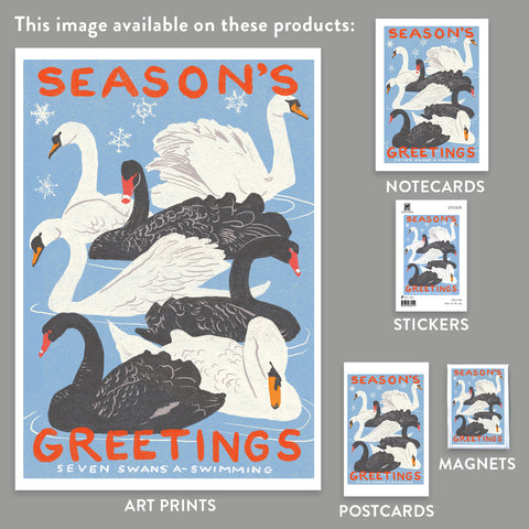 RHO-9160 Seven Swans a-Swimming