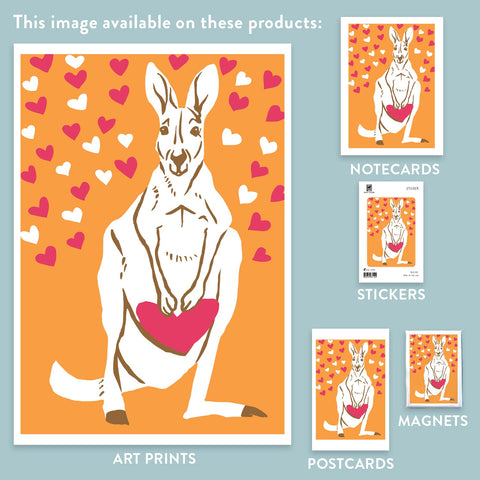 RLO-232 Kangaroo and Hearts