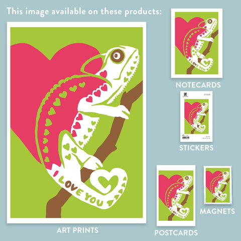 RLO-234 Chameleon Hearts and Words