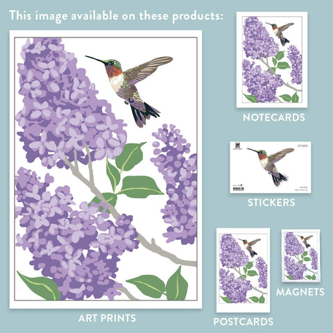 RBI-235 Hummingbird and Lilac