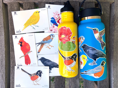 RBI-123 Sticker: Lazuli Bunting