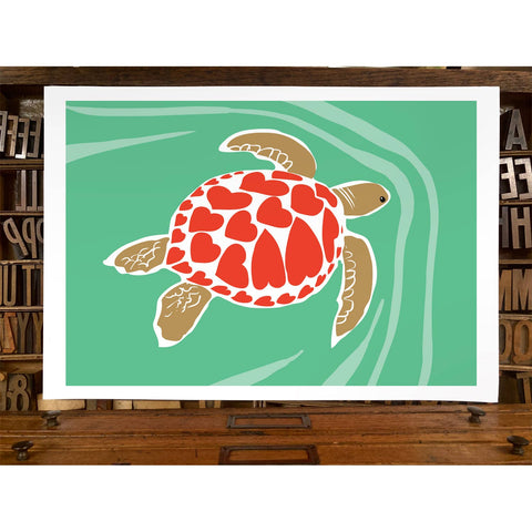 RLO-117 Turtle with Hearts