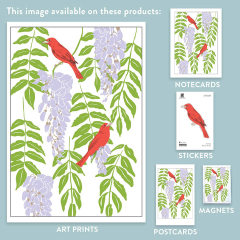 RBI-101 Wisteria & Tanagers