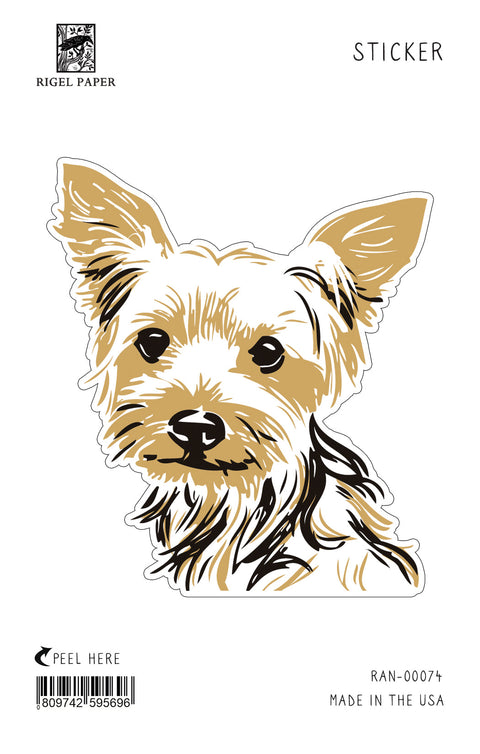 RAN-74 Sticker: Yorkie