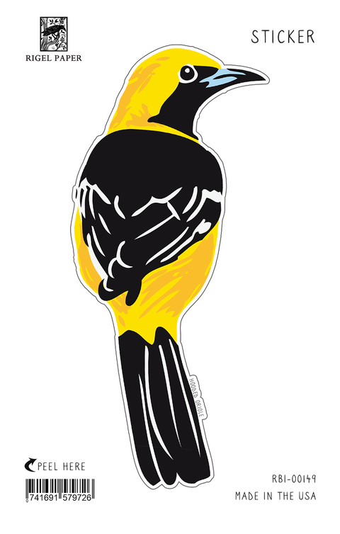 RBI-149 Sticker: Hooded Oriole