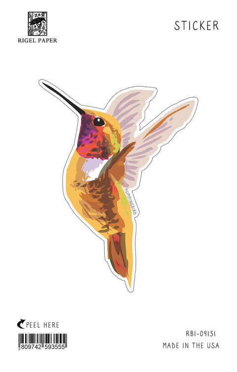 RBI-9151 Sticker: Hummingbird