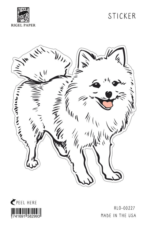 RLO-227 Sticker: Pomeranian